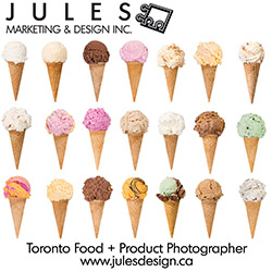 Toronto Ice Cream and Food Product Photography